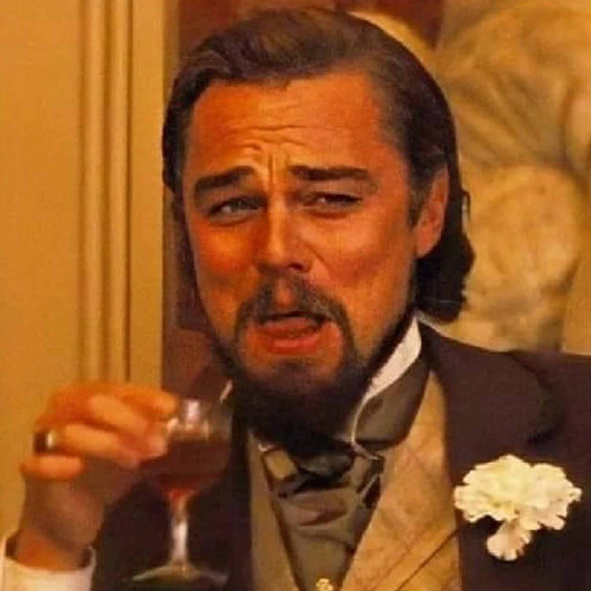 A man in period attire smirks, holding a glass of wine with a humorous expression, as if he's about to join The Print 4 Team for an unforgettable evening.